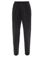 The Row - Jonah Twill Straight-leg Trousers - Mens - Black
