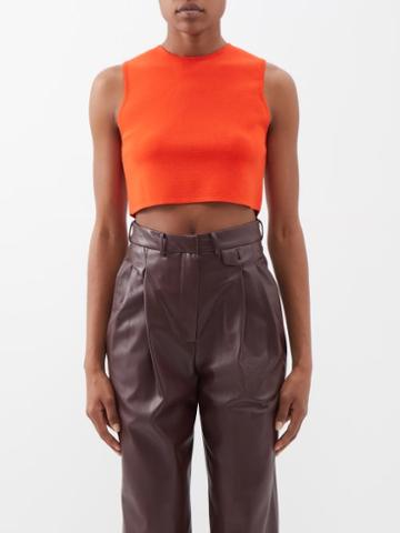 Gauge81 - Olesa Cropped Knit Top - Womens - Orange