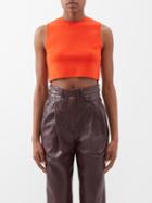 Gauge81 - Olesa Cropped Knit Top - Womens - Orange
