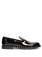 Valentino Rockstud Patent-leather Loafers
