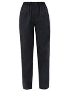 Matchesfashion.com Helmut Lang - Harness-strap Cotton-shell Trousers - Mens - Navy