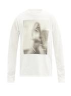 Matchesfashion.com Takahiromiyashita Thesoloist. - Untitled Woman Cotton-jersey Long-sleeved T-shirt - Mens - White