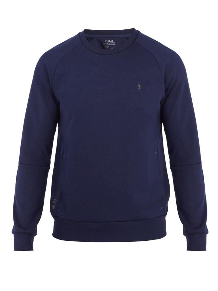 Polo Ralph Lauren Crew-neck Logo-print Performance Sweatshirt