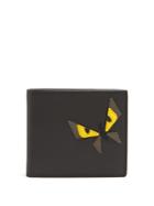 Fendi Butterfleye Bi-fold Leather Wallet