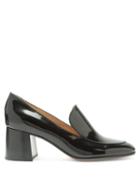 Matchesfashion.com Gianvito Rossi - Block-heel 60 Patent-leather Loafer - Womens - Black
