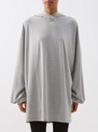 Raey - Hooded Oversized Recycled Cotton-blend T-shirt - Womens - Grey