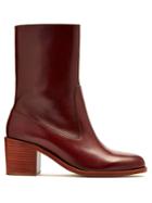 A.p.c. Eva Leather Ankle Boots