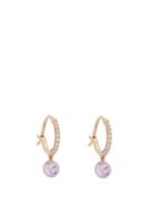 Matchesfashion.com Raphaele Canot - Sapphire & 18kt Rose Gold Earrings - Womens - Pink