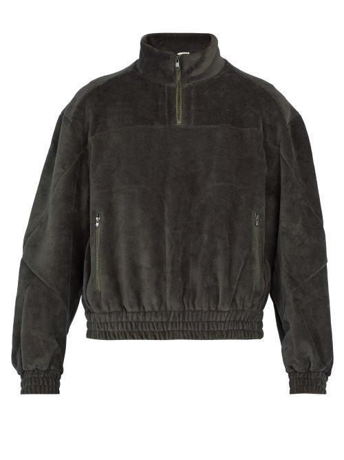 Matchesfashion.com Phipps - Cotton Terry Track Top - Mens - Grey