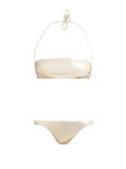Matchesfashion.com Melissa Odabash - Look 21 Bandeau Bikini Set - Womens - Gold