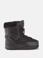 Bogner - La Plagne 2 Fleece-lined Faux-leather Snow Boots - Womens - Black