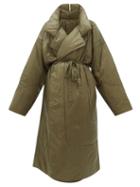 Matchesfashion.com Norma Kamali - Sleeping Bag Reversible Coat - Womens - Khaki