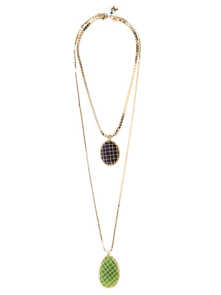 Rosantica By Michela Panero Segreto Quartz Double-strand Necklace
