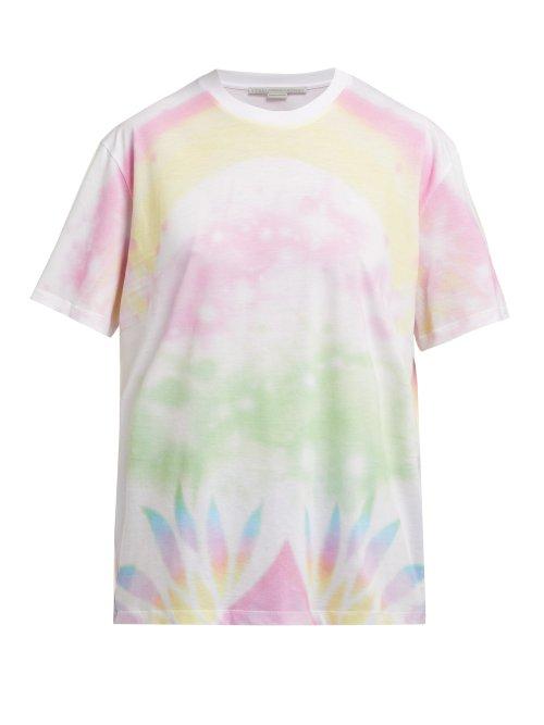 Matchesfashion.com Stella Mccartney - Tie Dye Cotton T Shirt - Womens - White Multi