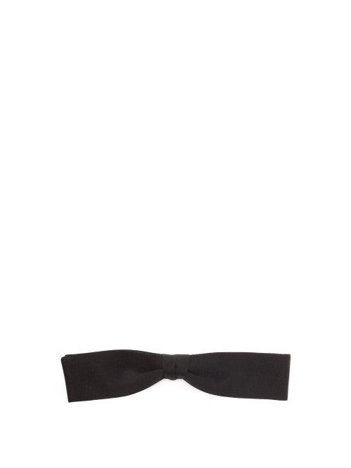 Matchesfashion.com Saint Laurent - Nino Silk-satin Bow Tie - Mens - Black