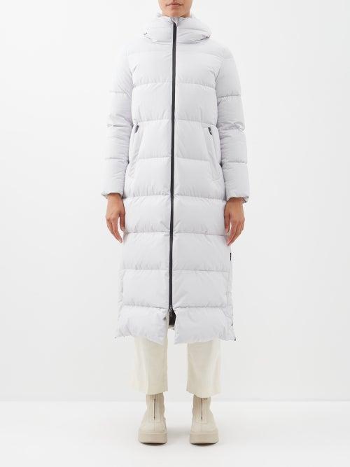 Herno - Laminar Hooded Down Coat - Womens - Off White