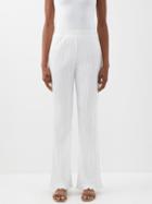 Zeus + Dione - Talaria Pliss-twill Trousers - Womens - White