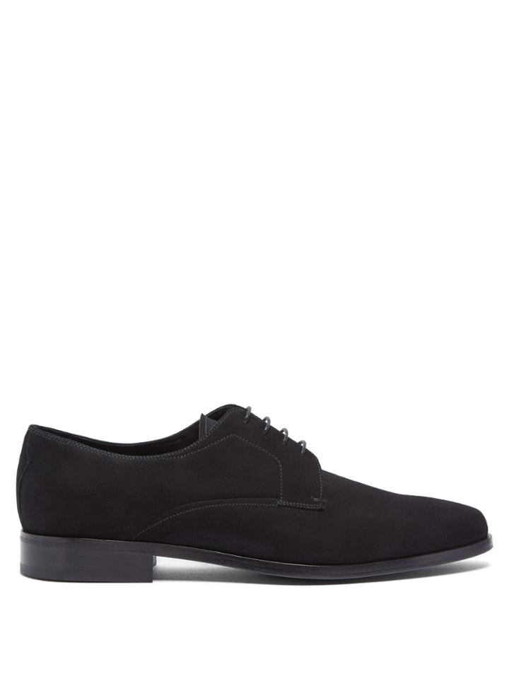 Prada Suede Derby Shoes