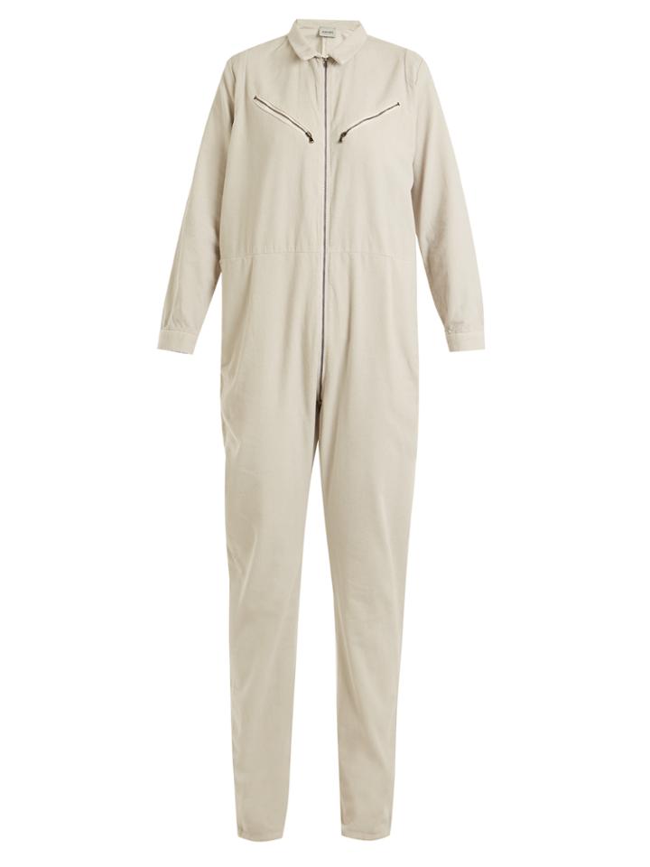 Rachel Comey Riot Long-sleeved Cotton-corduroy Jumpsuit