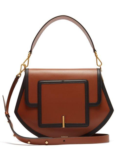 Matchesfashion.com Wandler - Al Leather Cross Body Bag - Womens - Tan Multi