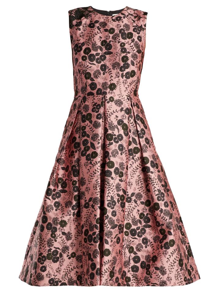Erdem Indra Floral-jacquard Dress