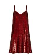 Ashish V-neck Sequin-embellished Mini Dress