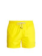 Matchesfashion.com Retromarine - Straight Leg Swim Shorts - Mens - Yellow