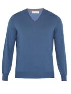 Brunello Cucinelli V-neck Wool And Cashmere-blend Sweater