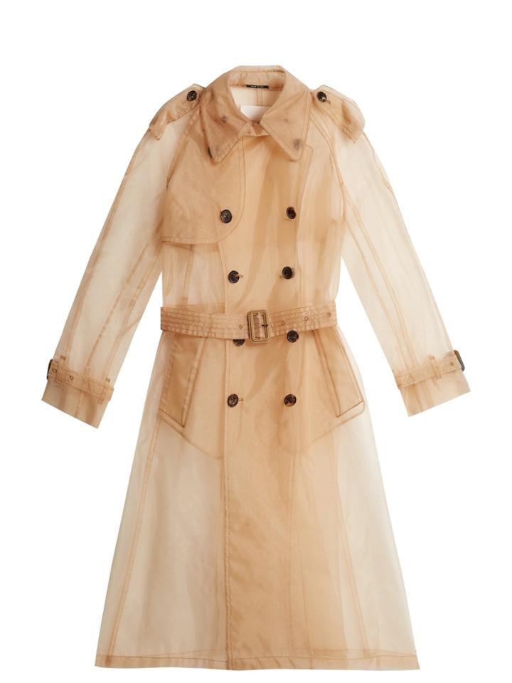 Maison Margiela Organza Trench Coat