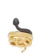 Matchesfashion.com Begum Khan - Snake Gold Plated Cuff - Womens - Gold