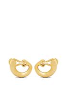 Charlotte Chesnais Monie Small Gold-plated Clip-on Earrings