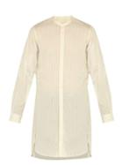 Matchesfashion.com Arj - The Xavier Striped Cotton Blend Shirt - Mens - Cream
