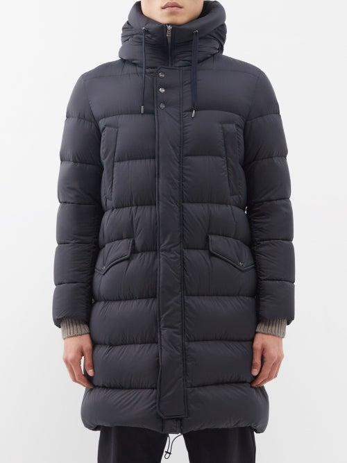 Herno - Ecoage Hooded Down Parka - Mens - Navy
