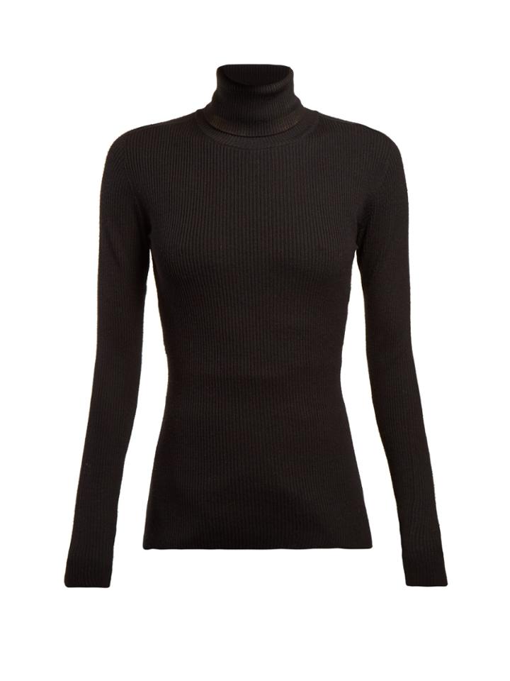 Dolce & Gabbana Ribbed Virgin-wool Roll-neck Sweater