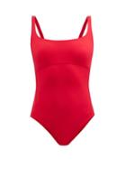 Matchesfashion.com Eres - Aranaque Square-neck Swimsuit - Womens - Red