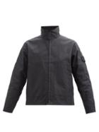 Stone Island - Ghost High-neck Cotton Jacket - Mens - Black