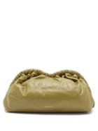 Matchesfashion.com Mansur Gavriel - Cloud Leather Clutch - Womens - Khaki