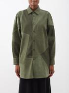 Etro - Vanessa Patchwork Cotton Overshirt - Womens - Khaki