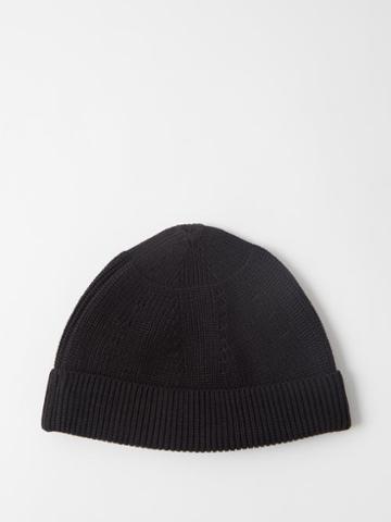 Snow Peak - Ribbed-knit Beanie Hat - Mens - Black