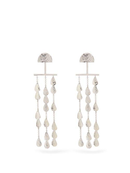 Matchesfashion.com Sophia Kokosalaki - Twilight Sterling Silver Earrings - Womens - Silver