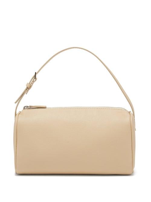 The Row - 90s Small Leather Shoulder Bag - Womens - Beige