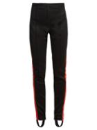 Matchesfashion.com Gucci - Striped Side Detail Technical Jersey Trousers - Womens - Black Multi