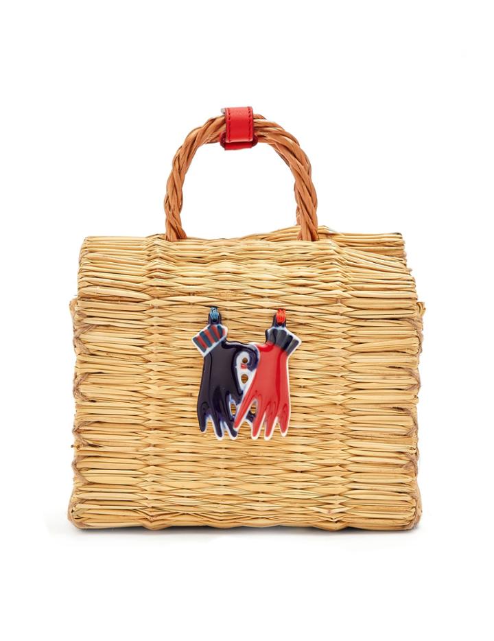 Heimat Atlantica Liebe Biman Porcelain-embellished Box Bag