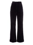 Chloé Jumbo Flared Cotton-corduroy Trousers