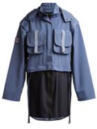 Charli Cohen Detachable-panel Hooded Technical Parka