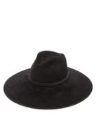 Matchesfashion.com Gucci - Horsebit Felt Fedora Hat - Womens - Black
