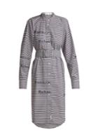 Pswl Striped Cotton Shirtdress