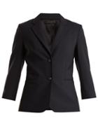 Matchesfashion.com The Row - Schoolboy Wool Blend Blazer - Womens - Navy