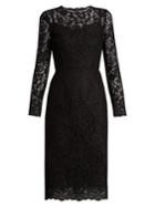 Dolce & Gabbana Cordonetto-lace Fitted Dress