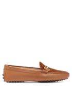Matchesfashion.com Tod's - Gommino T Bar Leather Loafers - Womens - Tan